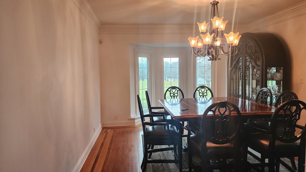 Remodeled dining room interior
